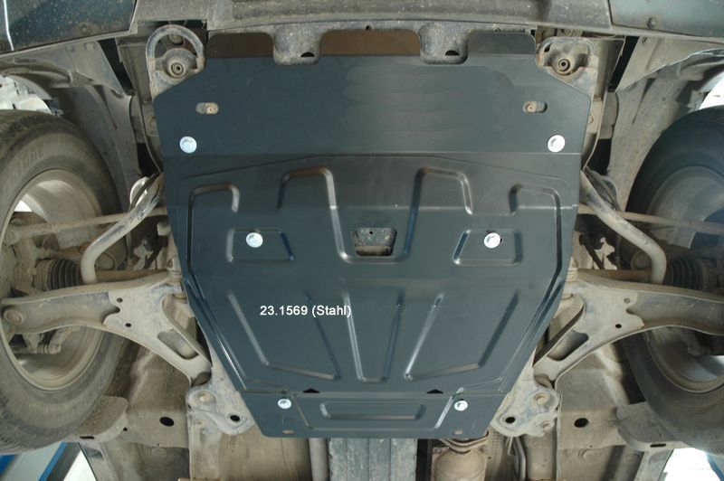 Unterfahrschutz Suzuki Grand Vitara Set 23.1569 + 23. 1660 Kompatibel mit Frontbügel | 10/2005 - | Motor & Kühler | Stahl 1,8 mm