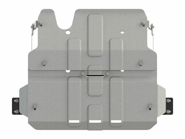 Unterfahrschutz Toyota Land Cruiser 76 / 79 | 2019 - | Motor & Verteilergetriebe | Alu 6 mm