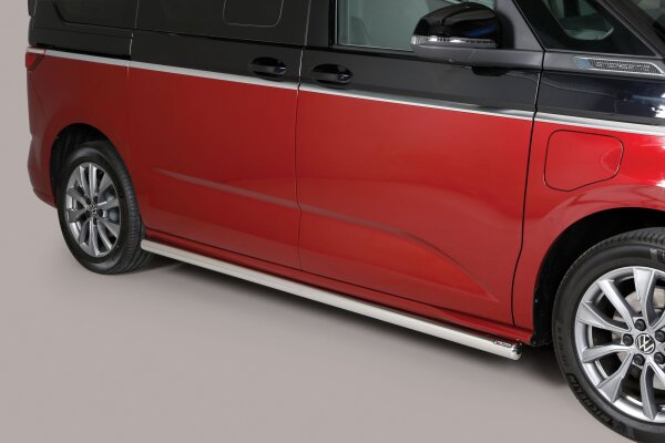 Schwellerrohr VW T7 Multivan 2022 (with stainless steel caps) Ø 63