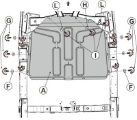 Unterfahrschutz Ford Ranger | 2023 - heute | Verteilergetriebe | Alu 6 mm